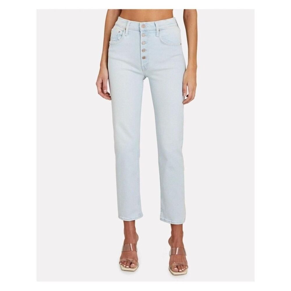 MOTHER THE PIXIE TOMCAT ANKLE JEANS PINA COLADA PARADISE SIZE 27